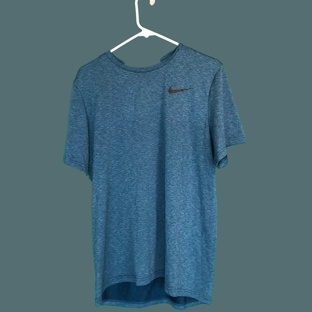 Dri-fit Nike blue shirt (LG)
